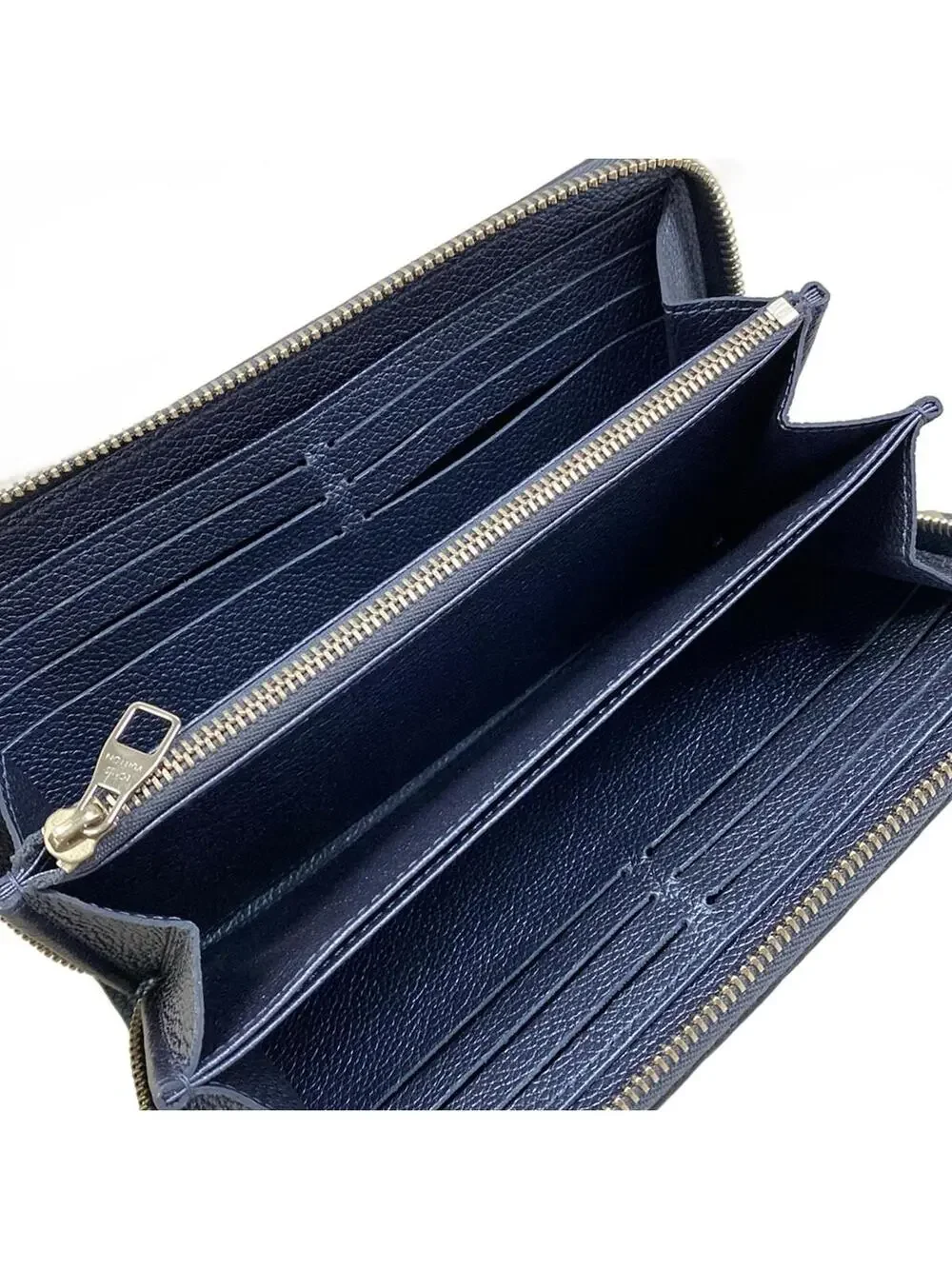 Louis Vuitton Zippy Wallet Navy Nacre #278557L93B